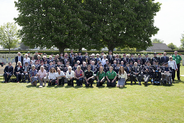 D-Day veterans Bayeux Cemetery