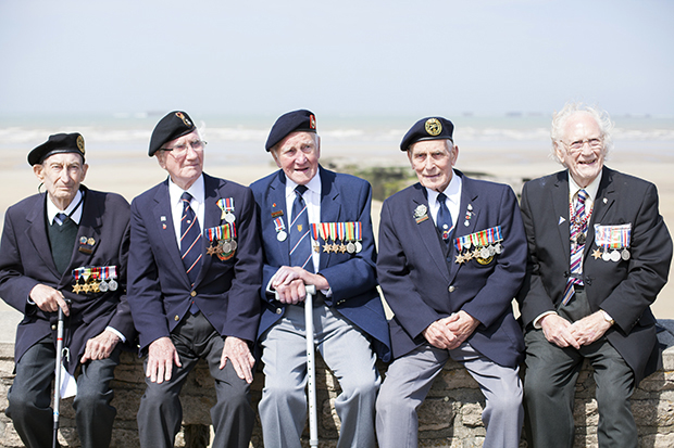 D-Day veterans Arromanches