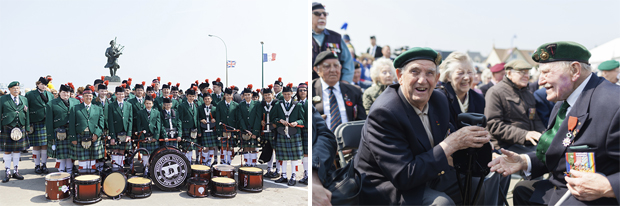 normandy veterans reunited at unveiling of millin statue 2013