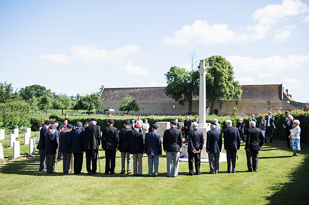 d-day veterans at jerusalem cemetery