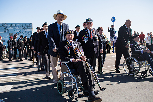 veterans parade colleville-montgomery