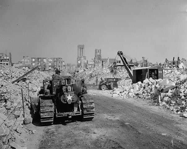 Caen rue saint jean 1944
